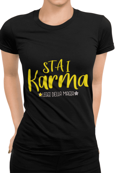 maglietta spirituale karma