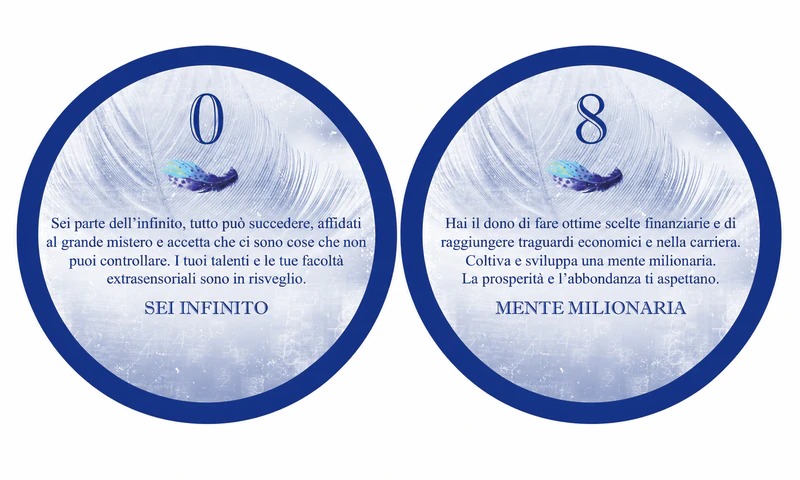 carte zero otto numeri angelici