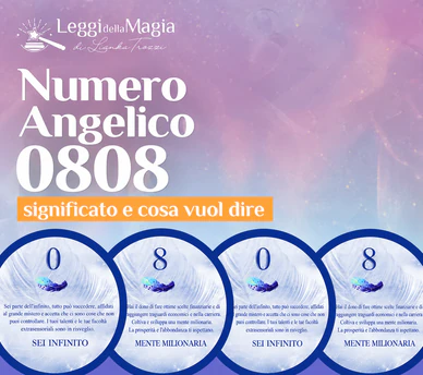 significato numero angelico 0808